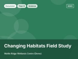 Changing Habitats Field Study: Year 6 excursion